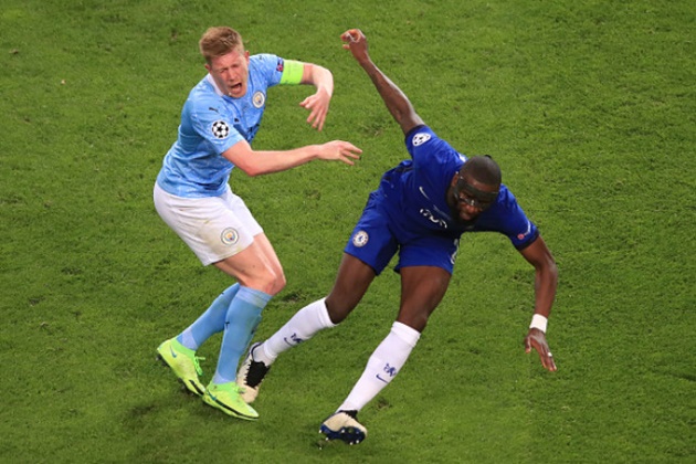 Chelsea defender Antonio Rudiger issues apology to Man City’s Kevin De Bruyne after Champions League final injury - Bóng Đá