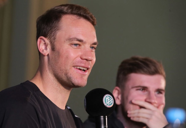 Chelsea forward Timo Werner claims ‘sensational’ Germany goalkeeper Manuel Neuer is the ‘best in the world’ - Bóng Đá
