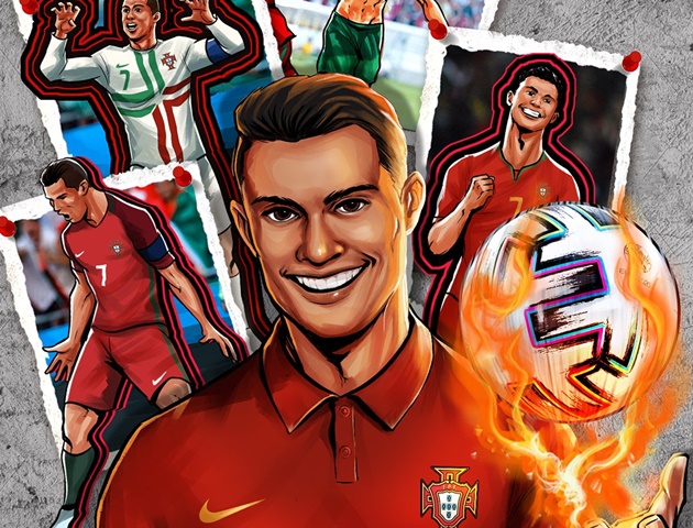 Cười té khói với loạt ảnh chế Ronaldo phá kỷ lục EURO - Bóng Đá