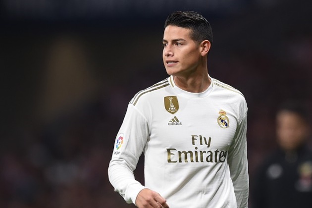 Real cân nhắc tái hợp James Rodriguez - Bóng Đá