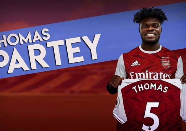 Thomas Partey explains decision to switch Arsenal squad number - Bóng Đá