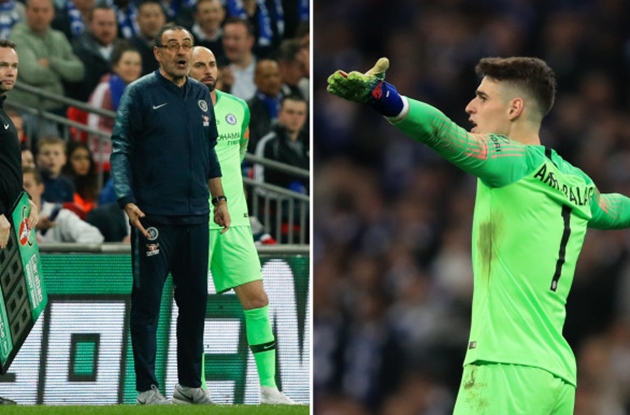 Kepa Arrizabalaga reveals the truth behind his infamous League Cup final bust-up with Maurizio Sarri - Bóng Đá