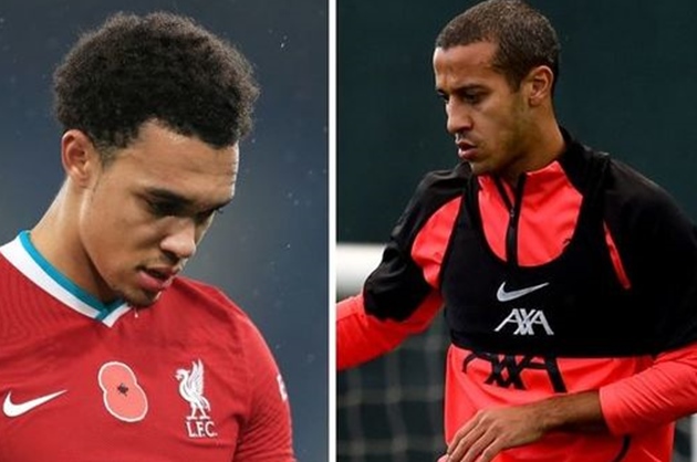 Thiago ruled out of Norwich and Brentford games as Liverpool give Alexander-Arnold update - Bóng Đá