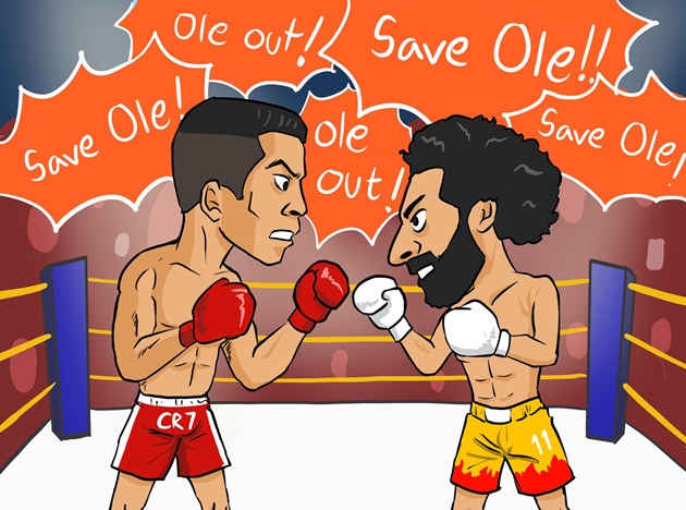 Hàng công 2 CLB giàu truyền thống nhất xứ sương mù sở hữu 2 họng pháo hạng nặng là Cristiano Ronaldo và Mohamed Salah.