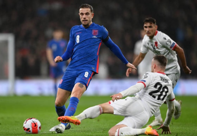 Jordan Henderson will miss England's match against San Marino on Monday. - Bóng Đá