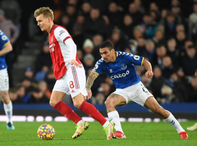 Martin Odegaard: 'We stopped playing against Everton' - Bóng Đá