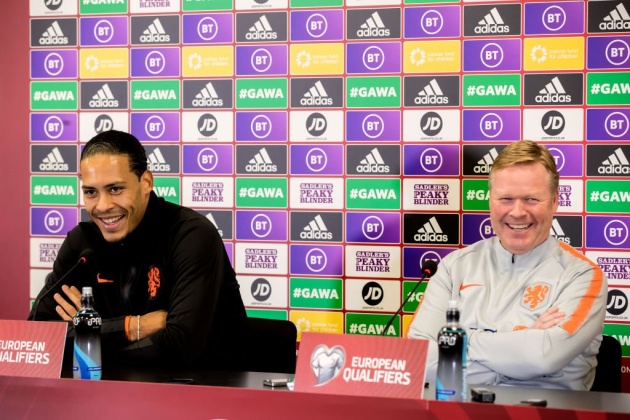 Virgil van Dijk has named former Everton manager Ronald Koeman as his dream centre-back partner from history - Bóng Đá