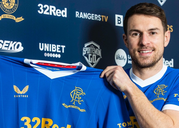 Aaron Ramsey signs as new Rangers player on loan with buy option from Juventus. - Bóng Đá
