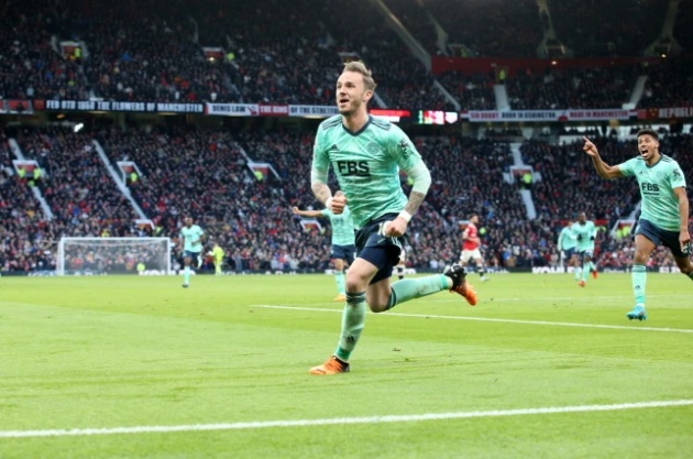 Leicester star James Maddison takes swipe at Man Utd star over disallowed goal - Bóng Đá