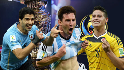 Top 10 cầu thủ đắt giá nhất Copa America 2016