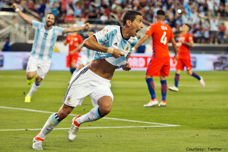 Ảnh bài viết Angel Di Maria chơi cực hay vs Chile