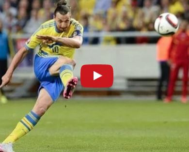 Ảnh bài viết 10 siêu phẩm của Zlatan Ibrahimovic cho tuyển Thụy Điển