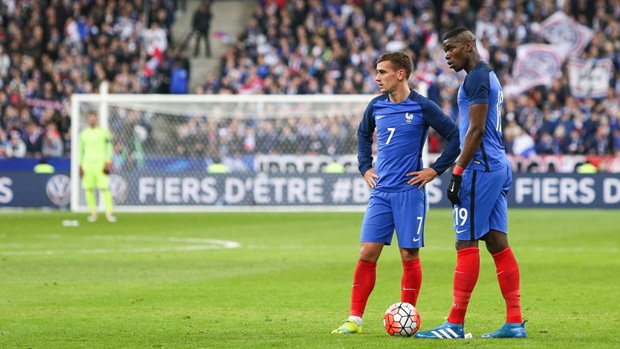 Ảnh bài viết Dư âm Pháp 2-1 CH Ireland: Griezmann - Pogba và bức tranh tương phản