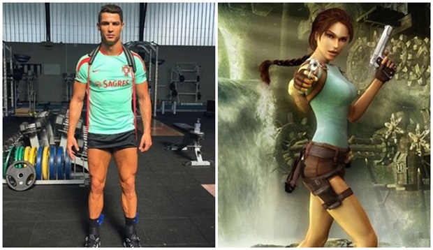Điểm tin hậu trường 29/6: Ronaldo hóa Lara Croft; Dân Iceland “troll” tuyển Anh