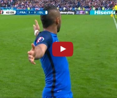 Dimitri Payet chơi rất hay trong trận Pháp 5-2 Iceland
