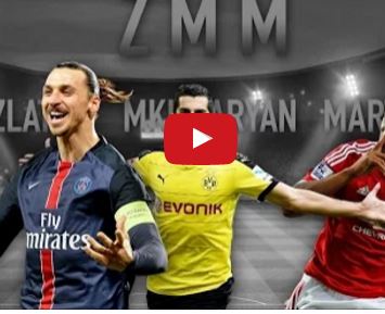 Ảnh bài viết Sức hủy diệt của bộ 3 Zlatan - Mkhitaryan - Martial 