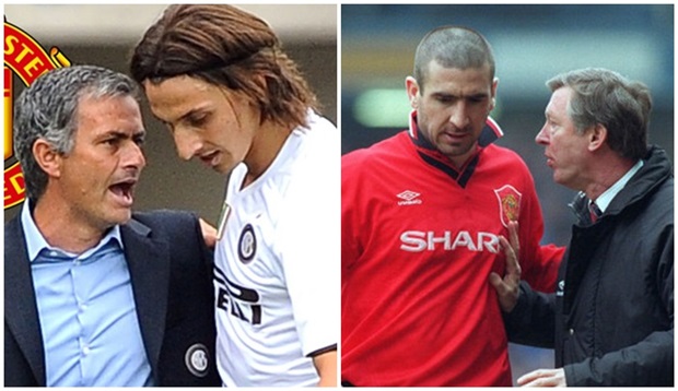 Nhìn Mourinho và Ibrahimovic, chợt nhớ đến Sir Alex Ferguson và Cantona