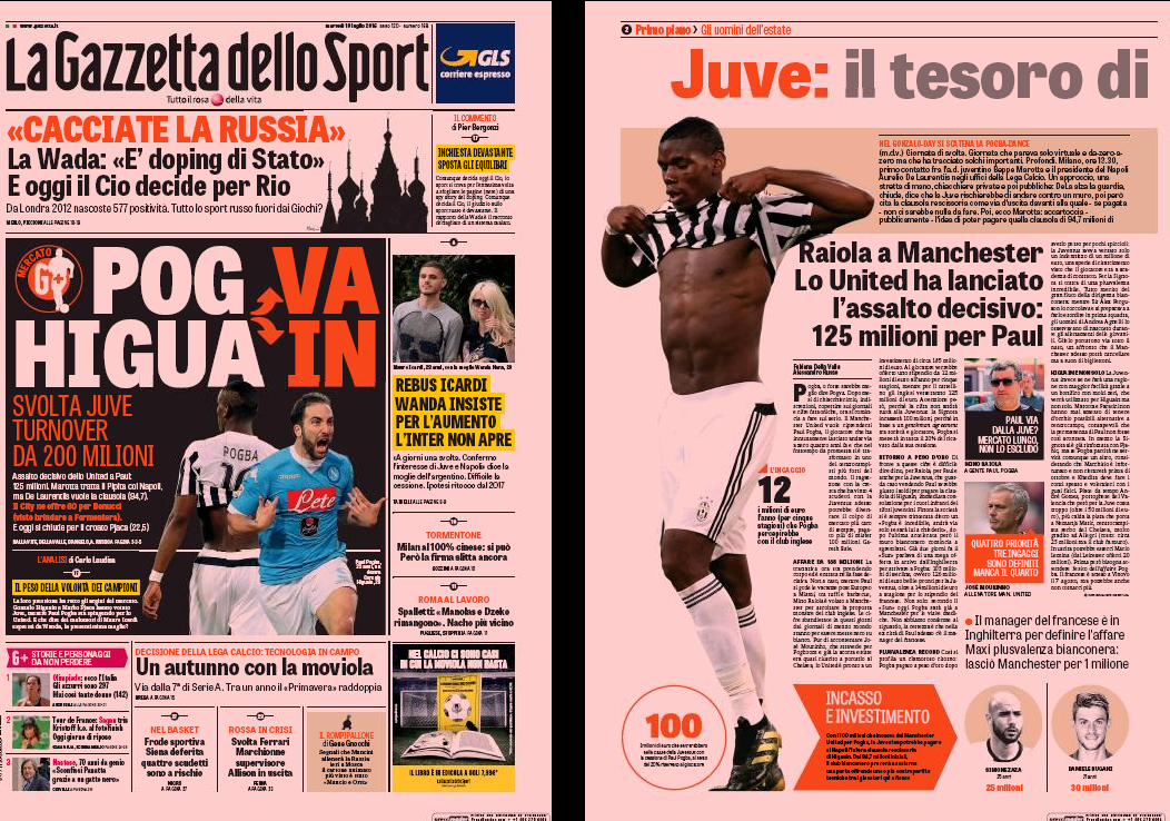 Ảnh bài viết Raiola bay đến Manchester, Pogba chuẩn bị kiểm tra y tế