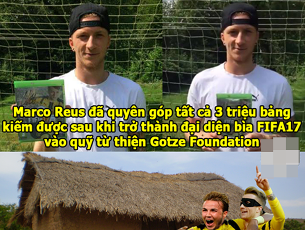 Ảnh chế: Zizou nằm viện vì vạ mồm; Reus vung tiền thành 'soái ca trong mộng’ của Goetze