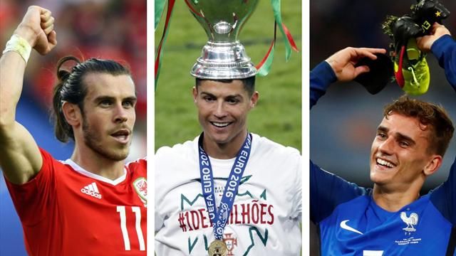 Ảnh bài viết Ronaldo, Bale, Griezmann - 3 cầu thủ hay nhất châu Âu 2016