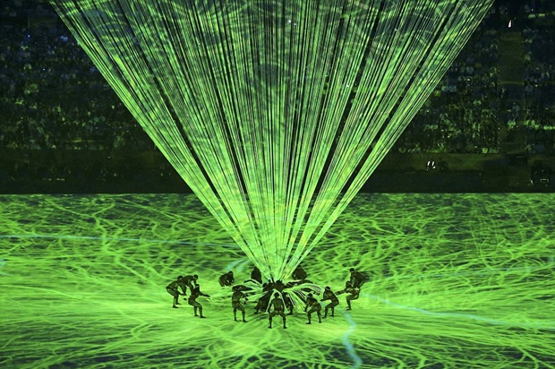 Pháo hoa, kỹ xảo ánh sáng rực rỡ đêm khai mạc Olympics Rio