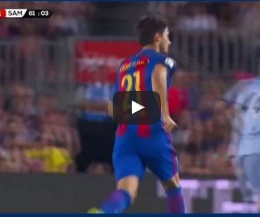 Màn ra mắt Barcelona của Andre Gomes vs Sampdoria