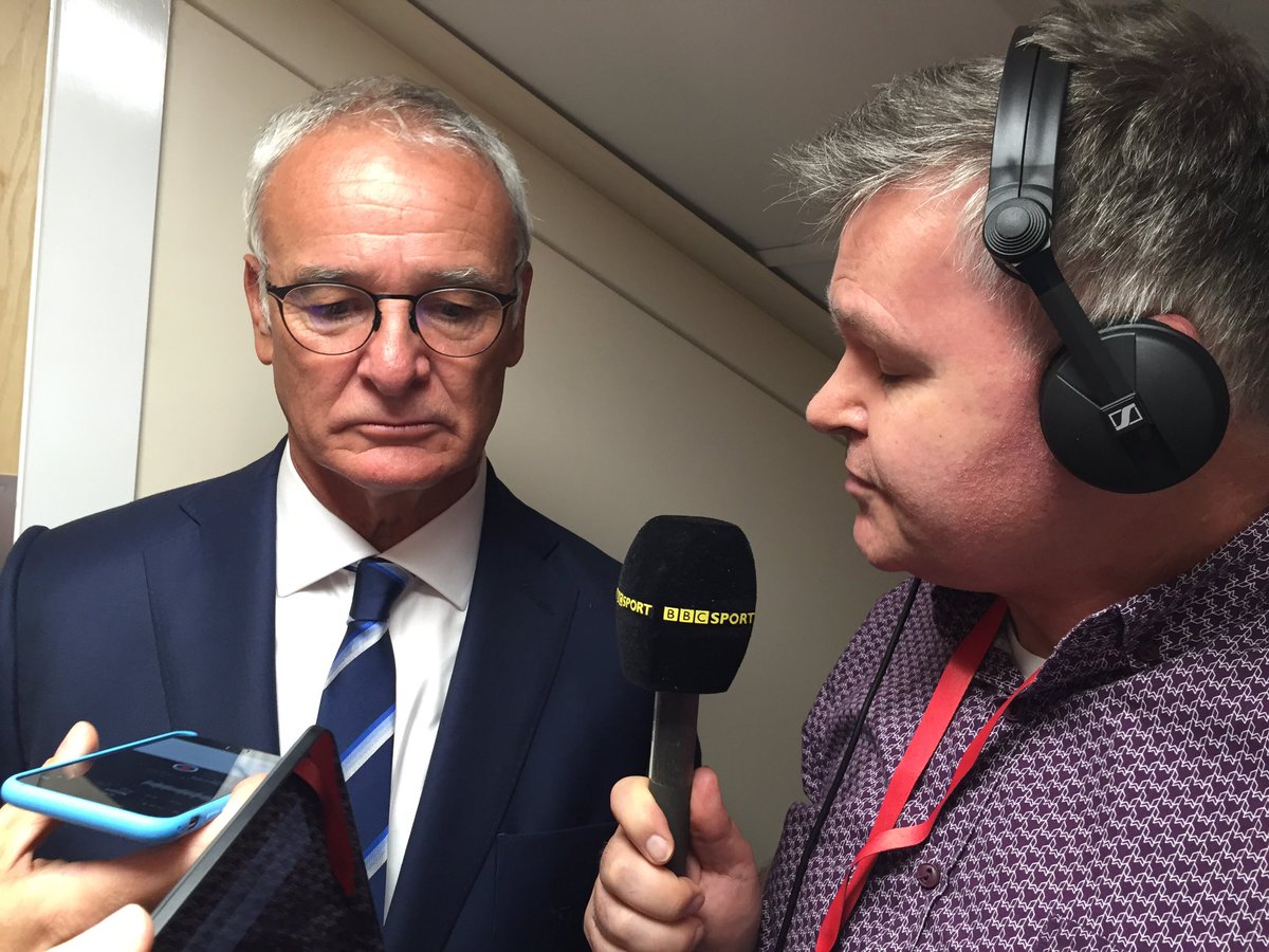 Ranieri bắt đầu tính đường trụ hạng