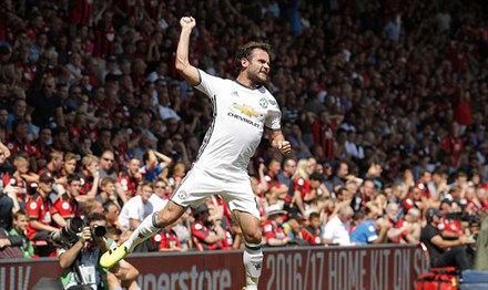 Ảnh bài viết Juan Mata chơi cực hay vs Bournemouth