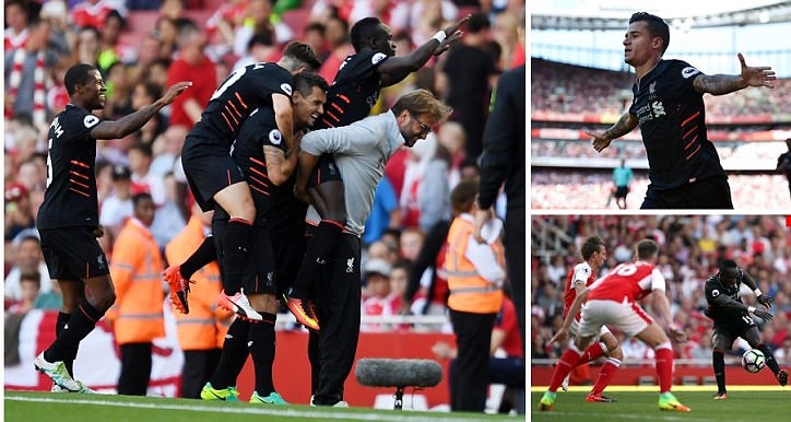 Klopp cõng học trò trong màn rượt đuổi vô vọng của Arsenal