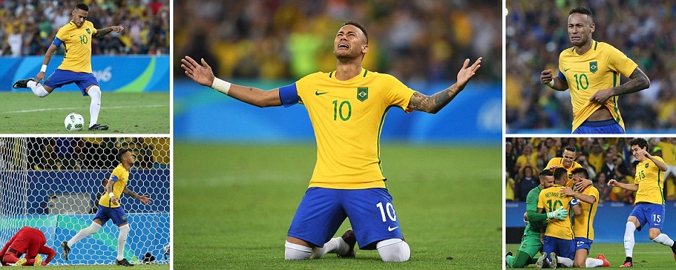 Usain Bolt góp mặt, Neymar khóc như mưa trong ngày làm nên lịch sử cùng Brazil
