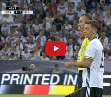 Màn trình diễn của Mesut Oezil vs Phần Lan