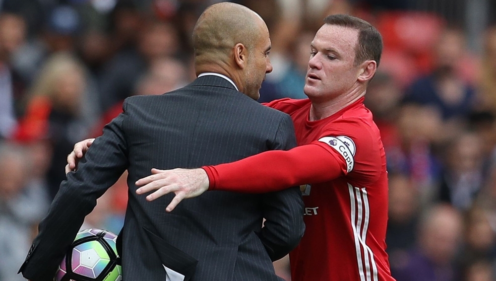 Ảnh bài viết Học chiêu giấu bóng của Mou, Pep làm Rooney nổi cáu