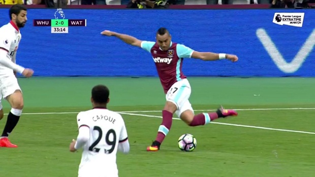 Ảnh bài viết Pha rabona kiến tạo cực "ảo" của Dimitri Payet trước Watford