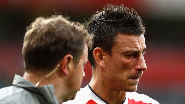 Ảnh bài viết Tin vui cho Arsenal, Koscielny sắp tập luyện trở lại