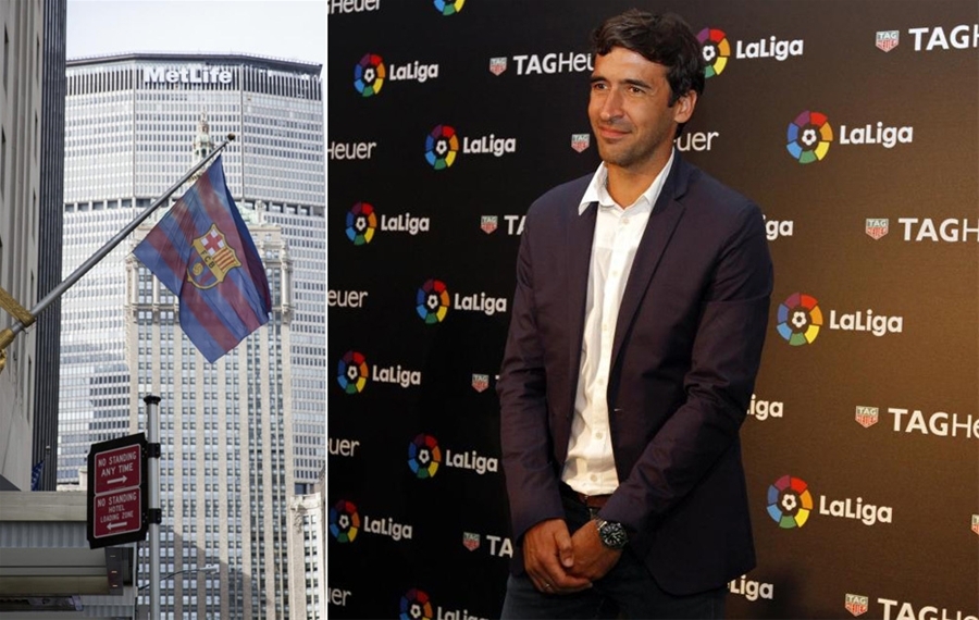 Raul giải thích lý do xuất hiện tại văn phòng Barca