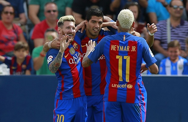 MSN tiếp tục gieo rắc nỗi kinh hoàng, Barca thắng hủy diệt Leganes.