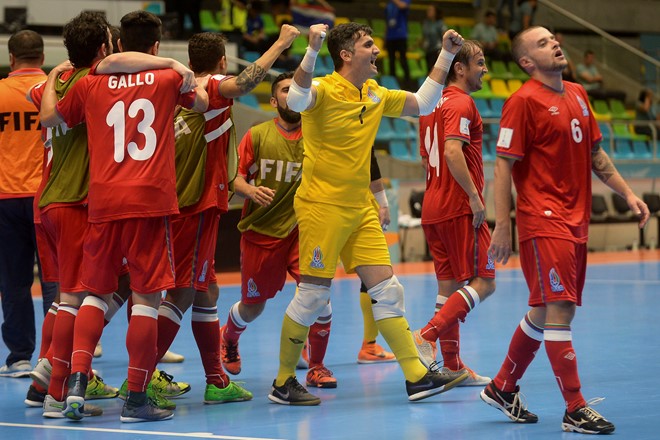 Thái Lan rời giải futsal World Cup sau khi thua Azerbaijan