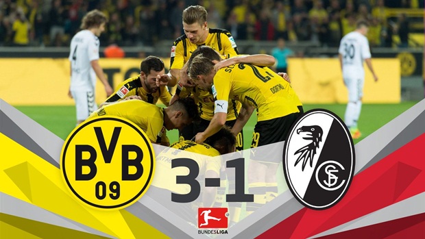 Ảnh bài viết Borussia Dortmund 3-1 Freiburg (Vòng 5 Bundesliga)