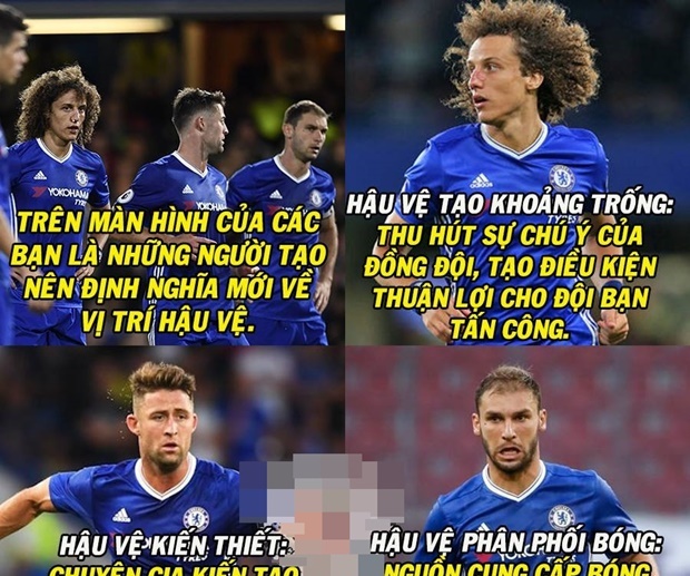 Ảnh chế: Fan MU tốt bụng tặng khẩu trang cho Chelsea; Bộ 3 ‘siêu điệp viên’ C.I.L định nghĩa lại khái niệm hậu vệ