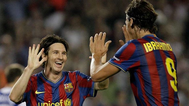 Đội hình huyền thoại từng sát cánh với Ibrahimovic
