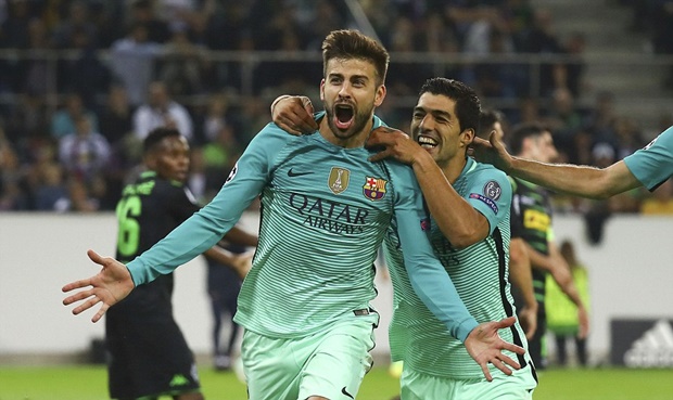 Barca nhọc nhằn đánh bại M’Gladbach
