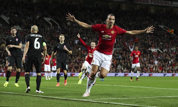 Ibrahimovic nổ súng, Man Utd nhọc nhằn đánh bại Zorya