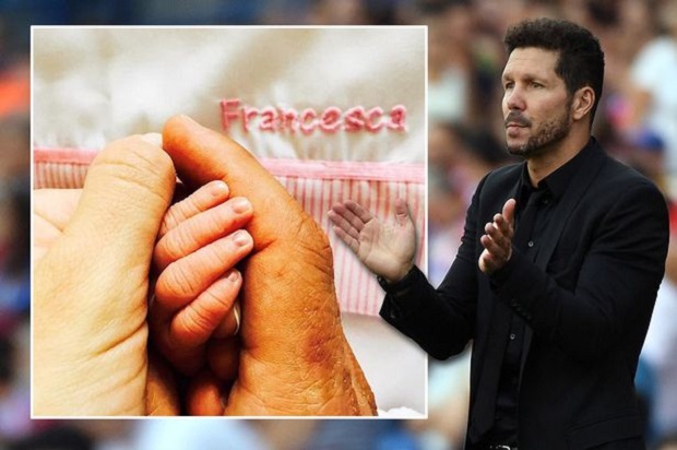 Diego Simeone hạnh phúc đón 'hậu duệ' thứ tư