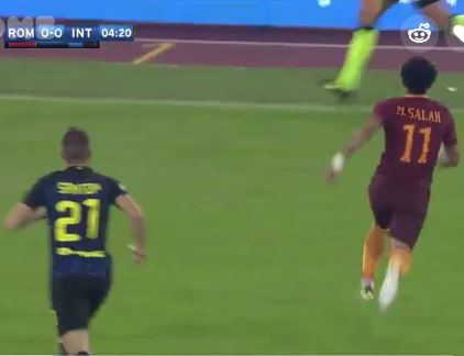 Roma 2 - 1 Inter Milan (vòng 7 Serie A)