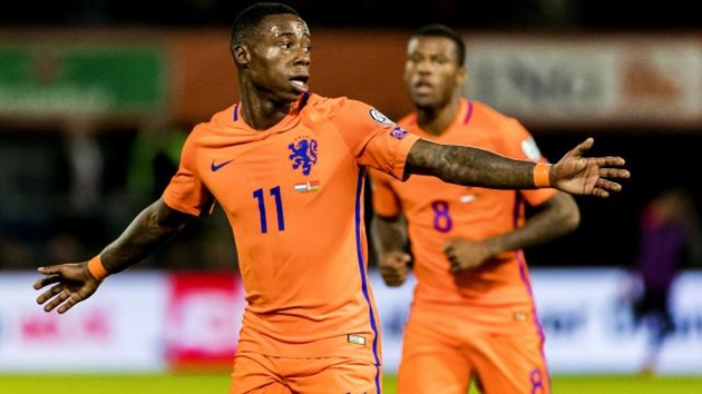 Cùng chiêm ngưỡng tài năng Quincy Promes của Hà Lan