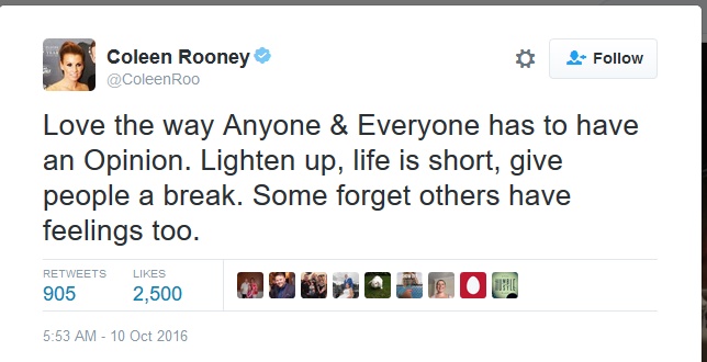 Ảnh bài viết Vợ Rooney bênh chồng trong bão chỉ trích