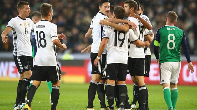 Ảnh bài viết Đức 2-0 Bắc Ireland (vòng loại World Cup 2018)