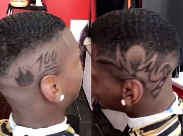 Pogba chuẩn bị cho đại chiến Liverpool bằng kiểu tóc mới