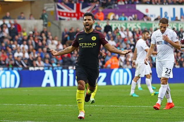 Ảnh bài viết Aguero không màng kỉ lục dù bùng nổ tại Man City