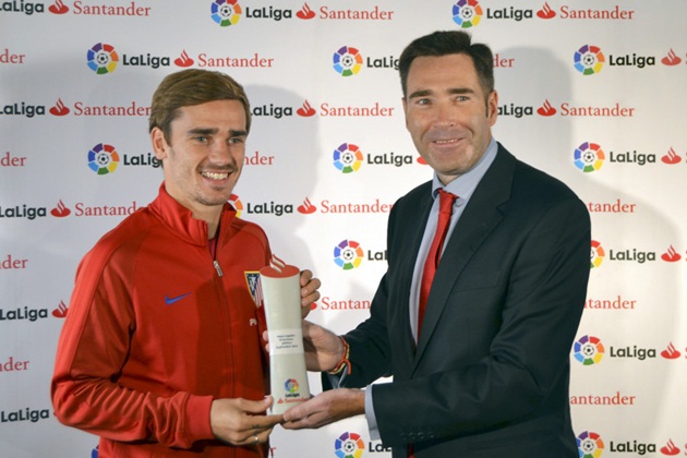 Chính thức: Griezmann xuất sắc nhất La Liga tháng 9